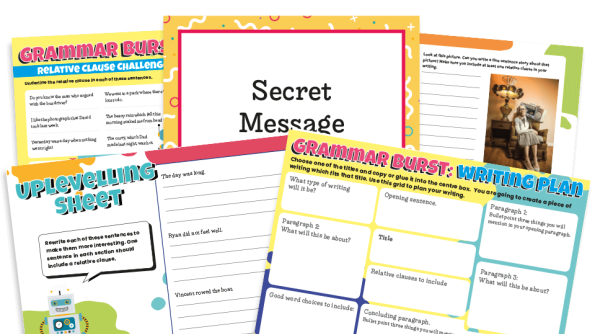 Image of Relative Clauses Year 5 Grammar Worksheets Lesson Pack