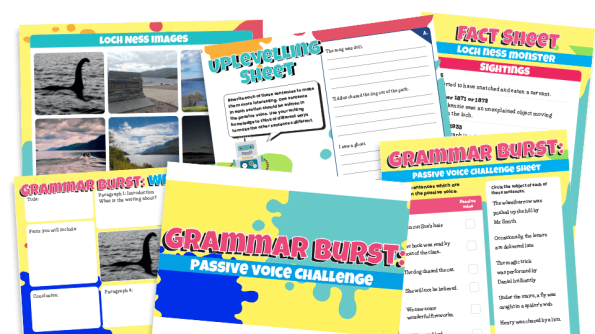 Image of Year 6 Passive Voice – KS2 Grammar Worksheets Lesson Pack