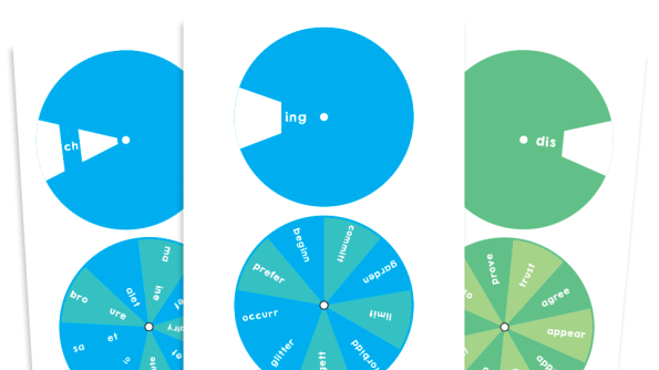 Image of Year 3 Spelling Patterns Word Spinner
