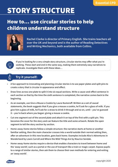 Image for cpd guide - How to... use circular stories to help children understand structure