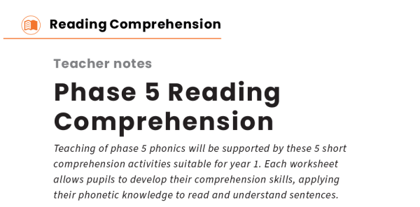 Year 1 Phase 5 Phonics – Reading Comprehension Worksheets Bundle 2 ...