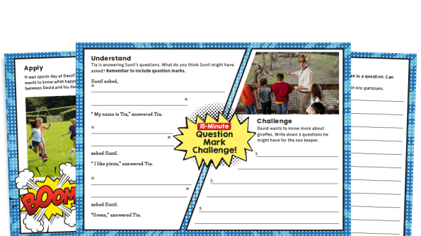 Image of Year 2 Question Marks SPaG Worksheets