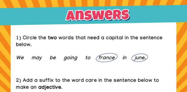 KS1 SATs Papers: SPaG Worksheets – Revision Blaster: Pack 6 of 10 | Plazoom