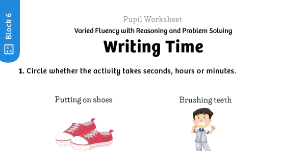 White Rose Maths: Year 1 Summer Term – Block 6: Writing time maths ...