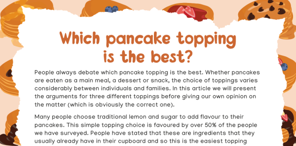 Discussion text, The Best Pancake Topping - KS2 Text Types: Writing ...