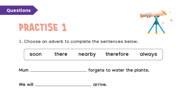 3.3b Year 3: using conjunctions, adverbs and prepositions to express ...