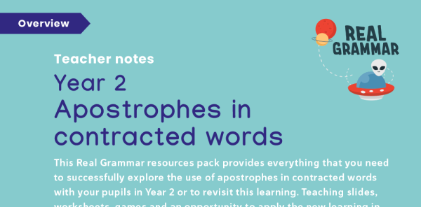 2.10a Year 2: P - apostrophes to mark where letters are missing in ...