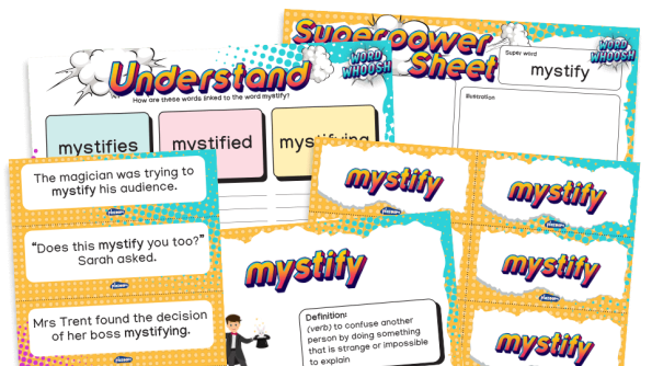 Image of Word Whoosh - Tier 2 Vocabulary Pack: Year 3 - Autumn 1