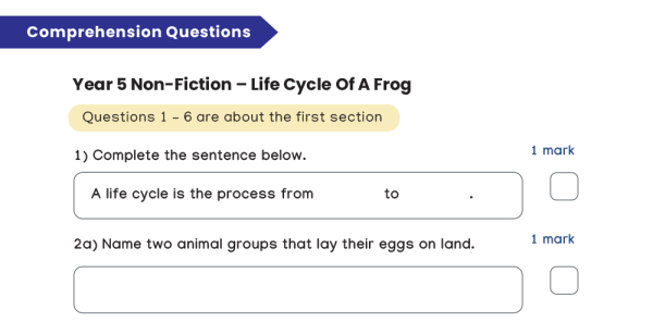 year 5 non fiction reading comprehension worksheets with key stage 2