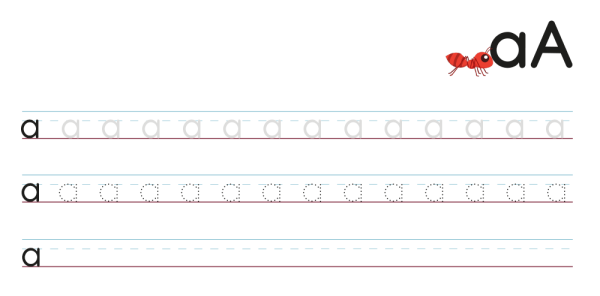 Handwriting practice sheets - pre cursive letter formation | Plazoom