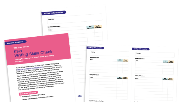 Image of KS2 editable writing skills checklists
