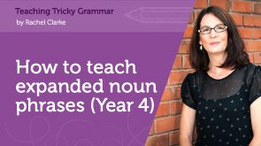 Image for How to teach expanded noun phrases (Year 4)