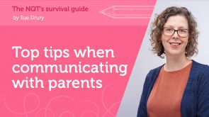 Image for Top tips when communicating with parents