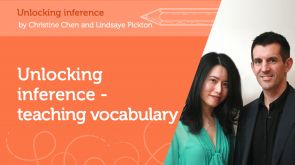 Image for Unlocking inference - teaching vocabulary